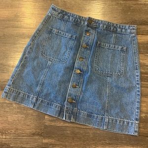 Denim skirt